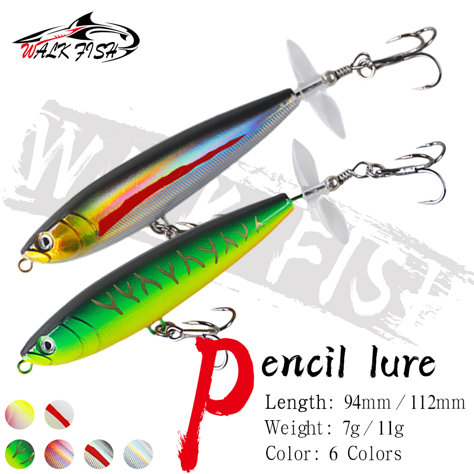Fishing Lure Buzzbait - WALK FISH 7g/11g Pencil Bait Salzwasser