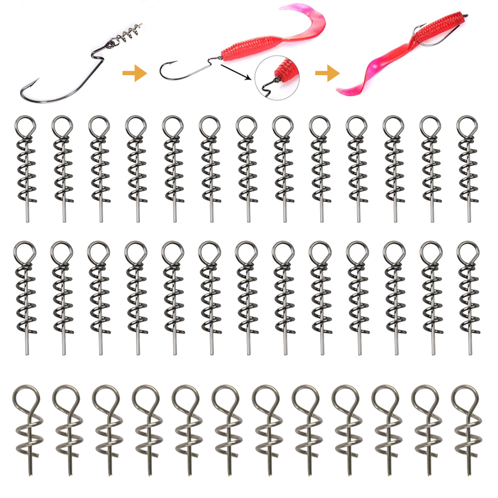 30 stücke Edelstahl Frühling L – Fishing Lure Accessories Bewertung und Preis